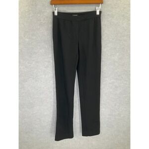 Lafayette 148 New York Black Stretch Slim Leg‎ Pull On Pants Women's 00 Trouser